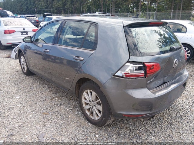 3VW217AU3HM054995 Volkswagen Golf Tsi S 4-door/tsi Se 4-door/tsi Sel 4-door/tsi Wolfsburg Edition 4-door