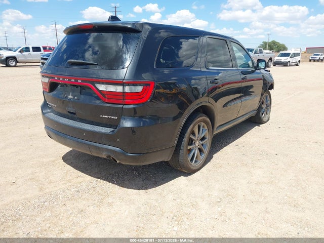 2015 Dodge Durango Limited მანქანა იყიდება აუქციონზე, vin: 1C4RDJDG8FC114621, აუქციონის ნომერი: 45420181