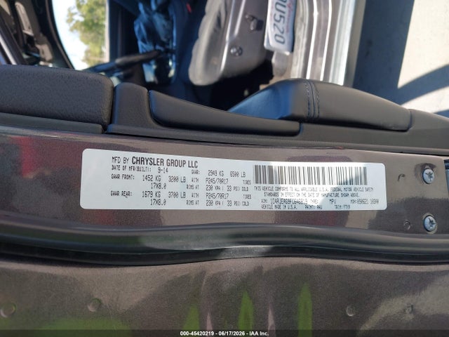 1C4RJEAG9FC646819 Jeep Grand Cherokee Laredo