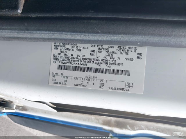 Ford Transit-250 2015 1FTNR2CM3FKA64455 Image 9