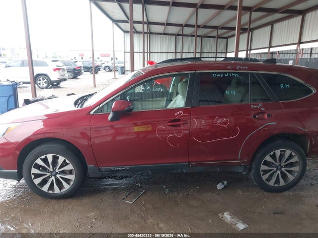 Продаж на аукціоні авто 2017 Subaru Outback 2.5i Limited, vin: 4S4BSANC4H3306426, номер лоту: 45420233
