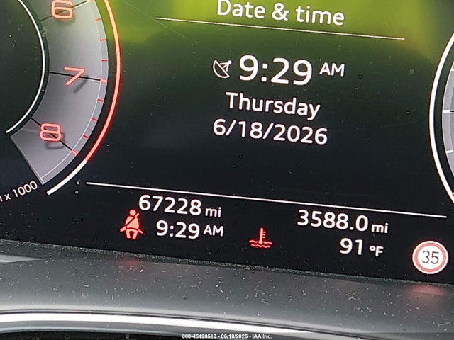 45420513 :رقم المزاد ، WA1FVAF12LD027127 vin ، 2020 Audi Q8 Prestige 55 Tfsi Quattro Tiptronic مزاد بيع