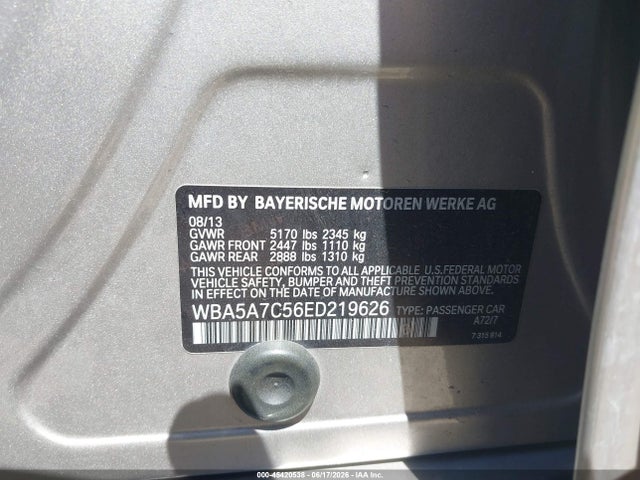 WBA5A7C56ED219626 BMW 528i Xdrive