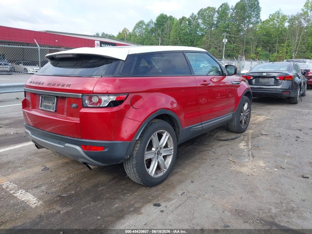 2013 Land Rover Range Rover Evoque Pure Plus მანქანა იყიდება აუქციონზე, vin: SALVP1BGXDH751382, აუქციონის ნომერი: 45420607