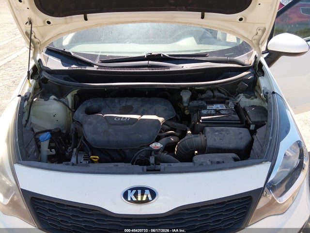 2014 Kia Rio Lx მანქანა იყიდება აუქციონზე, vin: KNADM4A35E6356242, აუქციონის ნომერი: 45420733