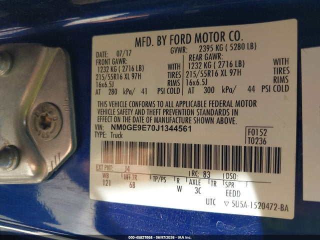 Ford Transit Connect Xl 2018 NM0GE9E70J1344561 Image 9