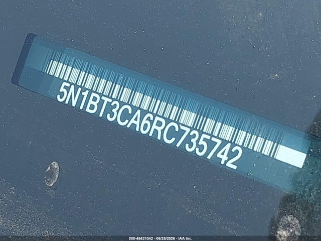 5N1BT3CA6RC735742 Nissan Rogue Sl Fwd