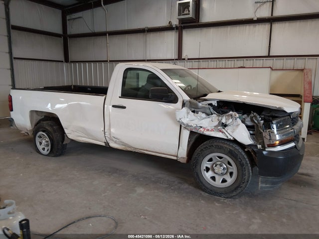 2018 Chevrolet Silverado 1500 Work Truck მანქანა იყიდება აუქციონზე, vin: 1GCNCNEH7JZ101316, აუქციონის ნომერი: 45421098