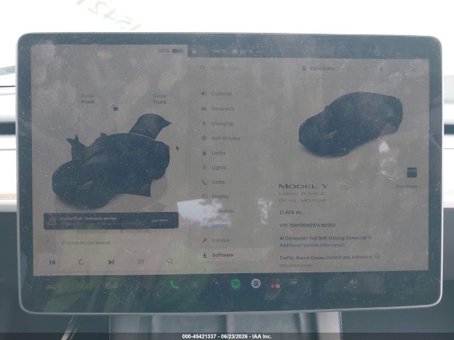 Aukcja sprzedaży 2023 Tesla Model Y Awd/long Range Dual Motor All-wheel Drive, vin: 7SAYGDEE1PA182152, numer aukcji: 45421337
