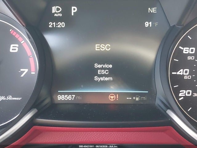 Aukcja sprzedaży 2017 Alfa Romeo Giulia Rwd, vin: ZARFAEBN6H7551894, numer aukcji: 45421551