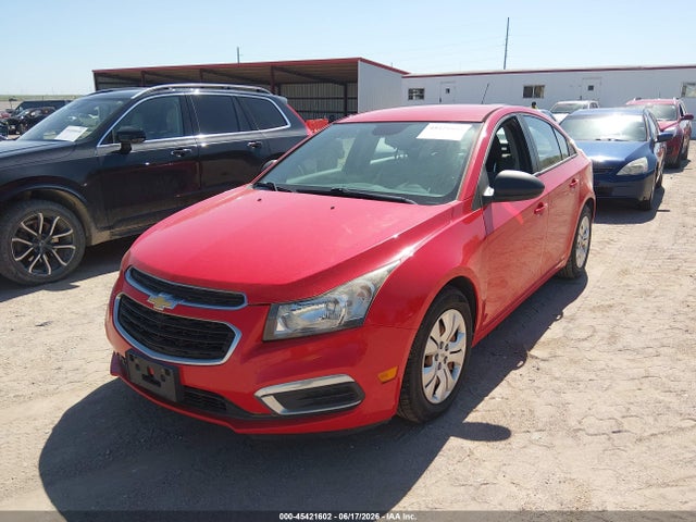 45421602 :رقم المزاد ، 1G1PA5SH2F7235018 vin ، 2015 Chevrolet Cruze Ls Auto مزاد بيع