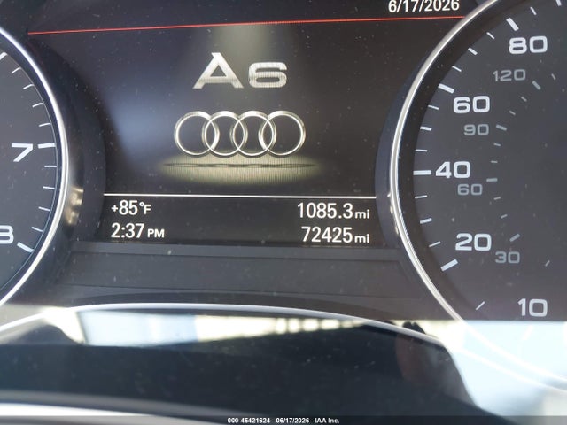 2013 Audi A6 2.0t Premium მანქანა იყიდება აუქციონზე, vin: WAUGFAFC2DN058234, აუქციონის ნომერი: 45421624