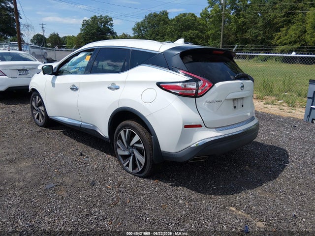2018 Nissan Murano Platinum მანქანა იყიდება აუქციონზე, vin: 5N1AZ2MH4JN198829, აუქციონის ნომერი: 45421669