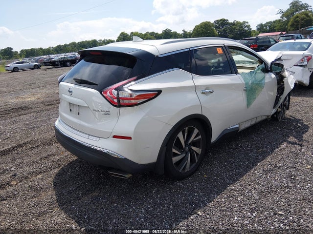 2018 Nissan Murano Platinum მანქანა იყიდება აუქციონზე, vin: 5N1AZ2MH4JN198829, აუქციონის ნომერი: 45421669