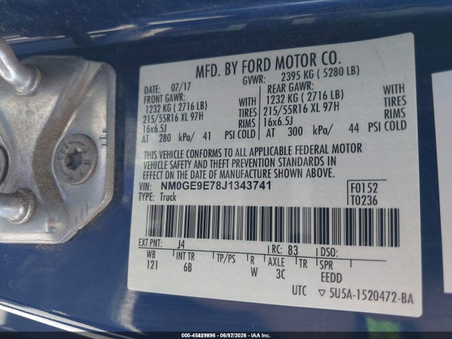 Ford Transit Connect Xl 2018 NM0GE9E78J1343741 Image 9