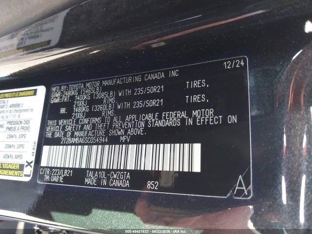 Lexus RX 350 2025 2T2BAMBA6SC054944 Image 23