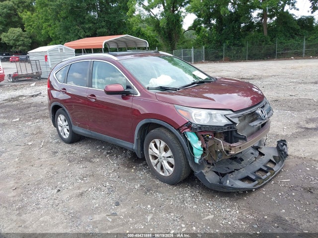 2014 Honda Cr-v Ex-l მანქანა იყიდება აუქციონზე, vin: 5J6RM3H70EL032039, აუქციონის ნომერი: 45421888