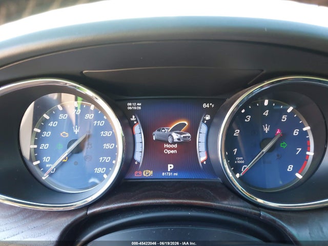 2015 Maserati Quattroporte S Q4 მანქანა იყიდება აუქციონზე, vin: ZAM56RRA8F1142101, აუქციონის ნომერი: 45422046