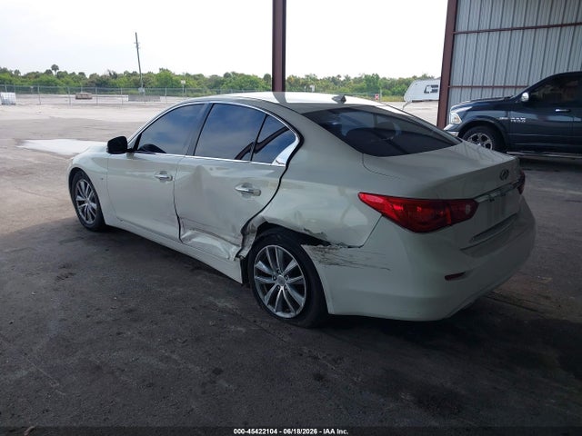 2015 Infiniti Q50 Premium მანქანა იყიდება აუქციონზე, vin: JN1BV7AP3FM337930, აუქციონის ნომერი: 45422104