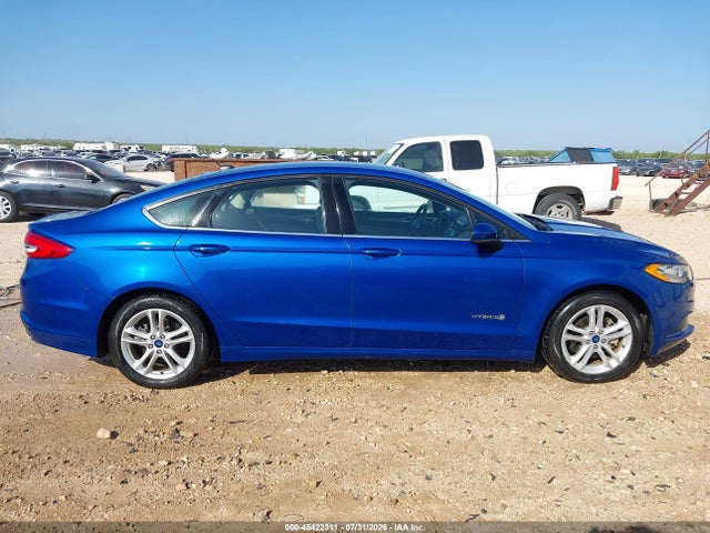 3FA6P0UU1JR254391 Ford Fusion Hybrid S