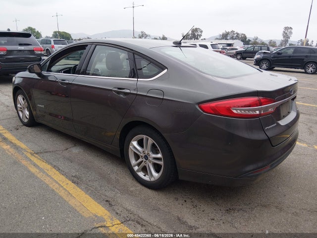 3FA6P0UU3JR278918 Ford Fusion Hybrid S