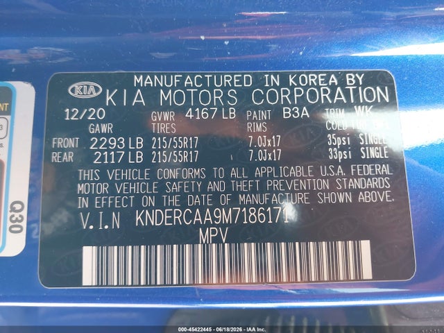 KIA SELTOS EX 2021 KNDERCAA9M7186171 Image 9