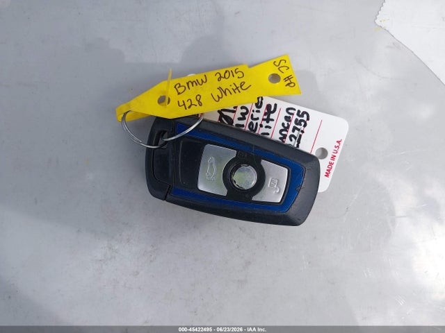 45422495 :رقم المزاد ، WBA3N7C59FK222755 vin ، 2015 Bmw 428i مزاد بيع