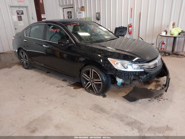 2017 Honda Accord Sport მანქანა იყიდება აუქციონზე, vin: 1HGCR2F53HA182673, აუქციონის ნომერი: 45422645