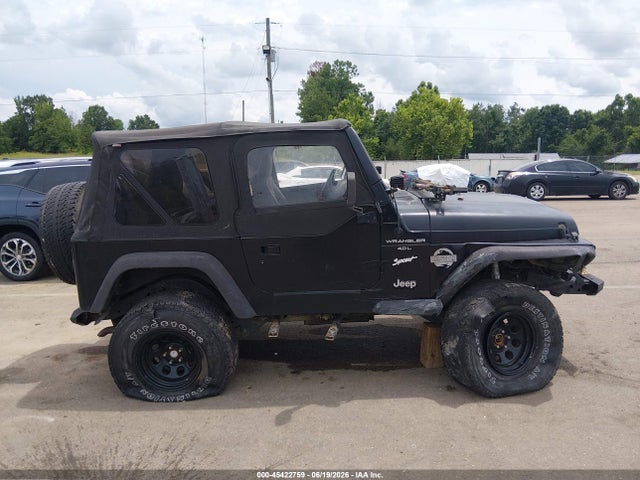 Aukcja sprzedaży 1997 Jeep Wrangler Sport, vin: 1J4FY19S6VP446126, numer aukcji: 45422759