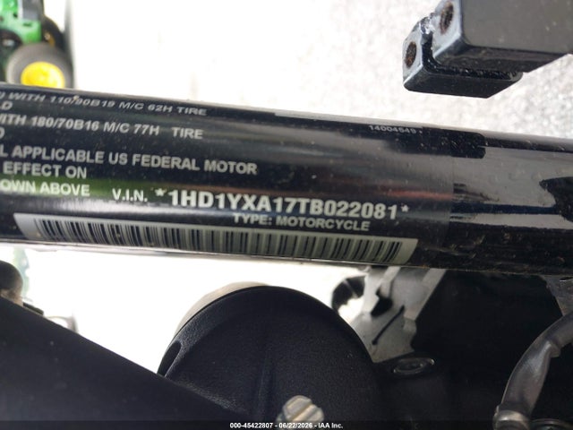 Продаж на аукціоні авто 2026 Harley-davidson Fxlrst, vin: 1HD1YXA17TB022081, номер лоту: 45422807