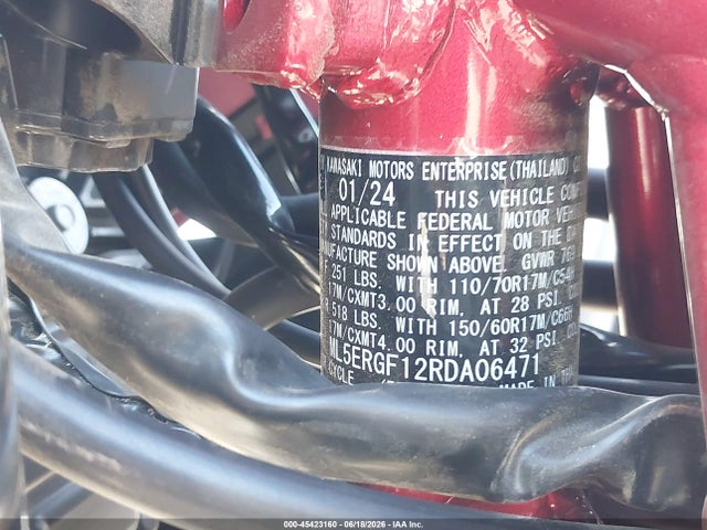 Kawasaki Er500 2024 ML5ERGF12RDA06471 Image 10