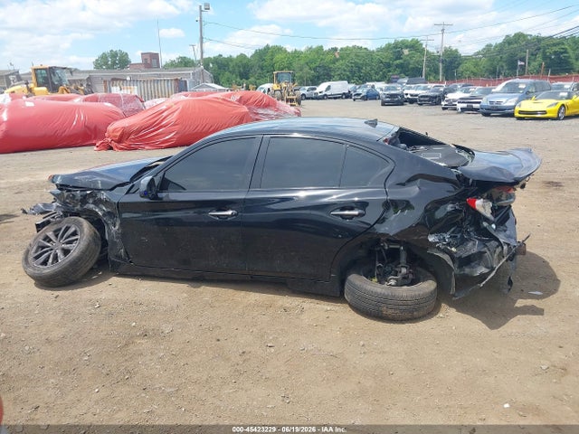 2017 Infiniti Q50 3.0t Premium მანქანა იყიდება აუქციონზე, vin: JN1EV7AR1HM833195, აუქციონის ნომერი: 45423229