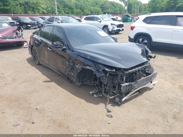 2017 Infiniti Q50 3.0t Premium მანქანა იყიდება აუქციონზე, vin: JN1EV7AR1HM833195, აუქციონის ნომერი: 45423229