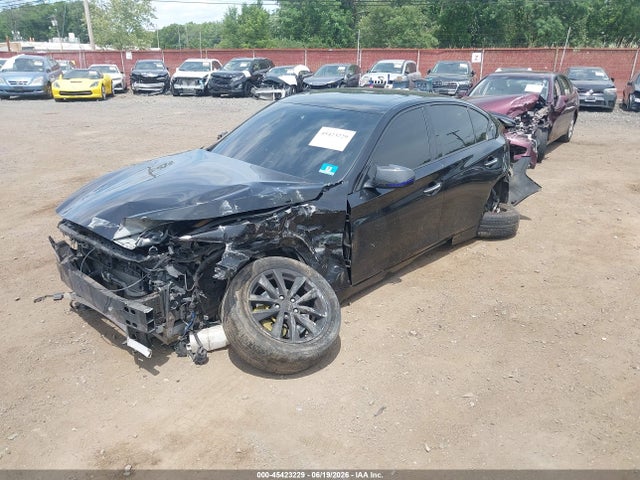2017 Infiniti Q50 3.0t Premium მანქანა იყიდება აუქციონზე, vin: JN1EV7AR1HM833195, აუქციონის ნომერი: 45423229
