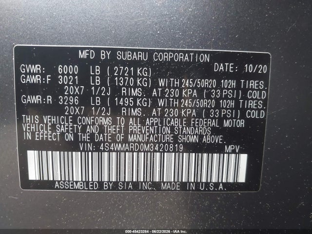 1N4AL3AP7HN346835 Nissan Altima 2.5 S