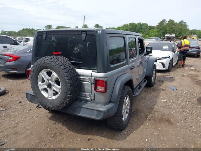 45423312 :رقم المزاد ، 1C4HJXDG3KW615979 vin ، 2019 Jeep Wrangler Unlimited Sport S 4x4 مزاد بيع