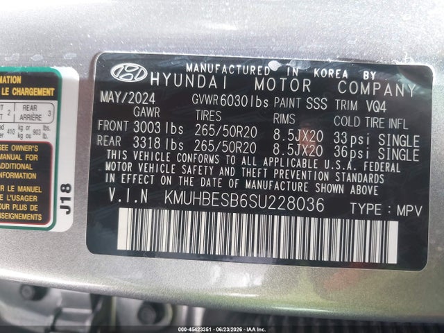 Genesis Gv80 2.5t Advanced Awd 2025 KMUHBESB6SU228036 Image 9