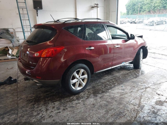 Продажа на аукционе авто 2009 Nissan Murano Sl, vin: JN8AZ18WX9W208815, номер лота: 45423364