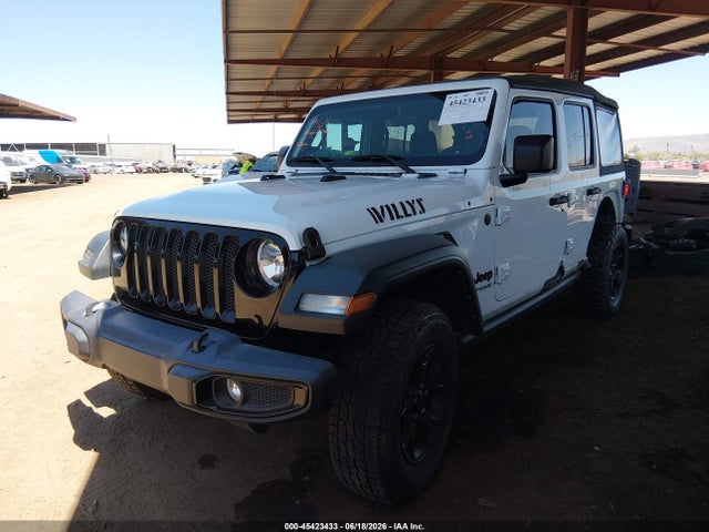 2021 Jeep Wrangler Unlimited Willys Sport 4x4 მანქანა იყიდება აუქციონზე, vin: 1C4HJXDN7MW817340, აუქციონის ნომერი: 45423433