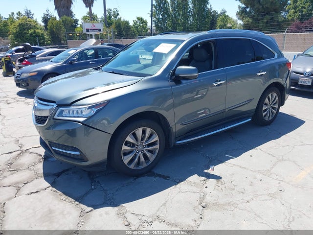 Aukcja sprzedaży 2014 Acura Mdx Technology Package, vin: 5FRYD4H47EB015480, numer aukcji: 45423450