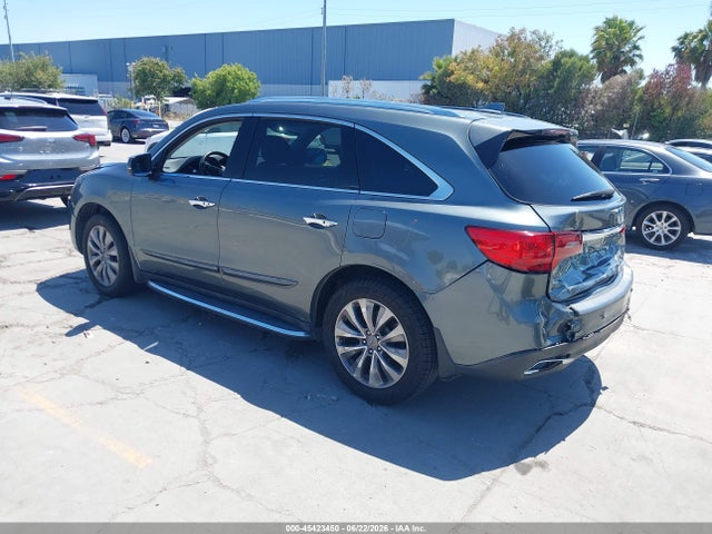 Aukcja sprzedaży 2014 Acura Mdx Technology Package, vin: 5FRYD4H47EB015480, numer aukcji: 45423450