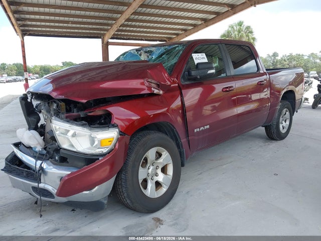 45423498 :رقم المزاد ، 1C6RREFT6MN661544 vin ، 2021 Ram 1500 Big Horn  4x2 5'7 Box مزاد بيع