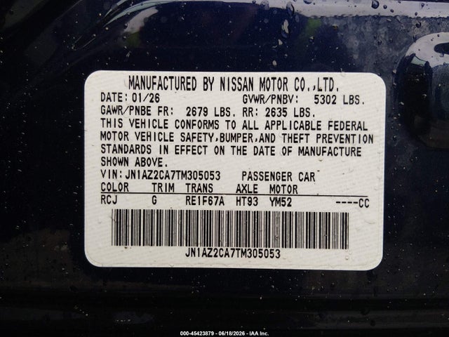 Nissan Leaf Sv+ 2026 JN1AZ2CA7TM305053 Image 9