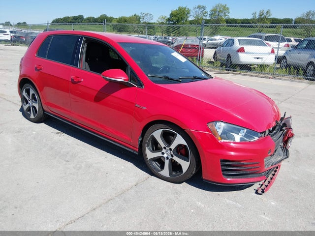 45424064 :رقم المزاد ، 3VW4T7AU2GM012108 vin ، 2016 Volkswagen Golf Gti S 4-door مزاد بيع