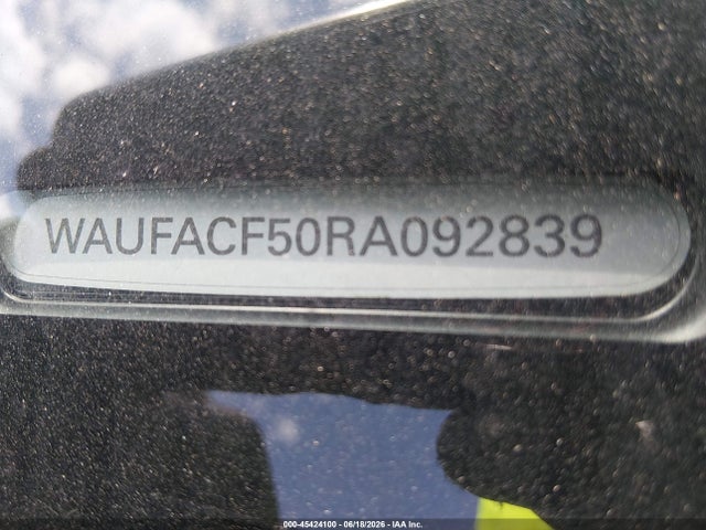 Продажа на аукционе авто 2024 Audi A5 Sportback Premium Plus 45 Tfsi Quattro S Tronic, vin: WAUFACF50RA092839, номер лота: 45424100