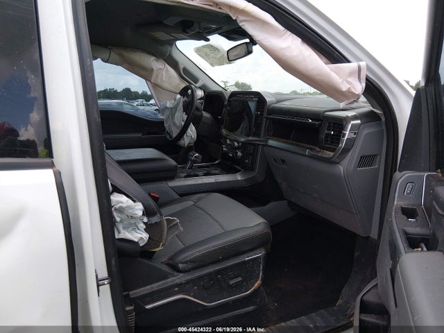 2022 Ford F-150 Lariat მანქანა იყიდება აუქციონზე, vin: 1FTFW1E87NFB22274, აუქციონის ნომერი: 45424322