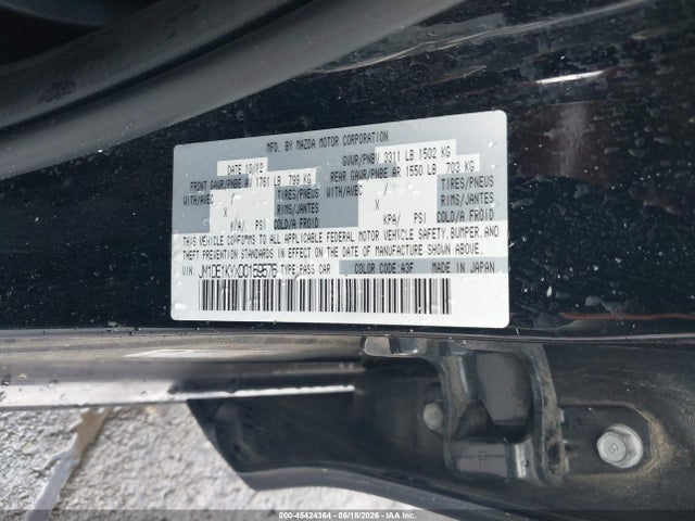 2013 Mazda Mazda2 Sport მანქანა იყიდება აუქციონზე, vin: JM1DE1KYXD0159576, აუქციონის ნომერი: 45424364
