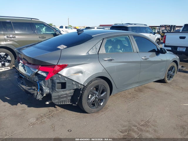 KMHLM4AJ3PU074172 Hyundai Elantra Hybrid Blue
