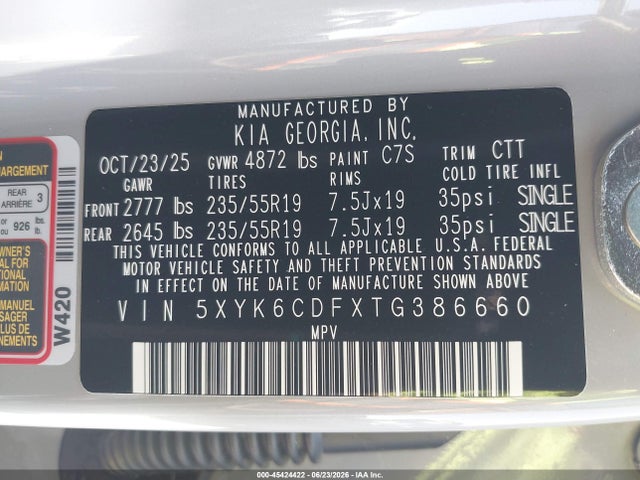 5XYK6CDFXTG386660 KIA Sportage X-line