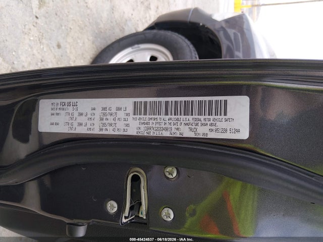 RAM 1500 Tradesman 2016 1C6RR7KG2GS349019 Image 9